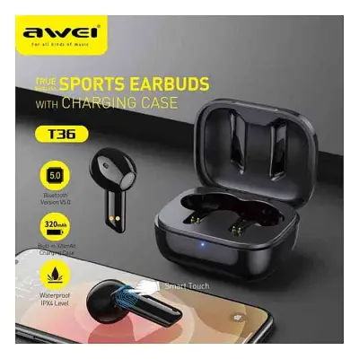 Awei T36 TWS Wireless Earbuds